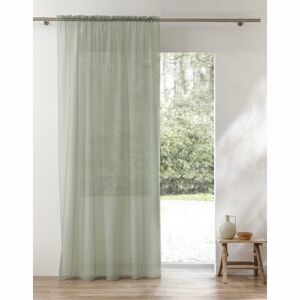 Blancheporte Panneau voile uni finition galon fronceur - BlancheporteIdéal pour voir la vie en couleur, ce panneau en voile au tissage fin et soyeux joue avec la lumière et est vraiment facile à vivre.Panneau : largeur 140 x hauteur 170cmVert