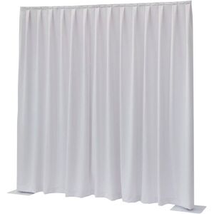 Sonstige Wentex P&D; Curtain - Dimout, 260 gram/m² Plisse, 300 (L) x 300 (H) cm, 260 g / M2, blanc - Tissus et filets