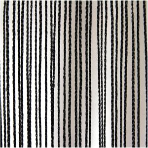 Sonstige Wentex String Curtain Black, 220 gram/m² 4 m de long, noir - Tissus et filets
