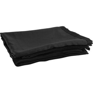 Wentex P&D; Curtain MCS 300 g/m² Noir - 400 (l) x 400 (h) cm - plissé - Tissus et filets