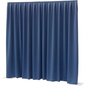 Sonstige Wentex P&D; Curtain - Dimout, 260 gram/m² Plissé, 300 (L) x 400 (H) cm, 260 g / m², bleu - Tissus et filets