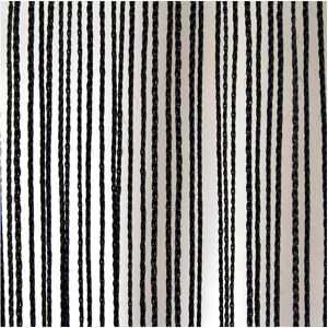 Sonstige Wentex String Curtain Black, 220 gram/m² 6 m de long, noir - Tissus et filets