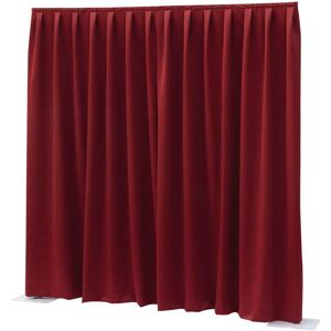 Sonstige Wentex P&D; Curtain - Dimout, 260 gram/m² Plissé, 300 (L) x 300 (H) cm, 260 g / m², rouge - Tissus et filets