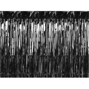 Rideau scintillant Noir - 90x250cm