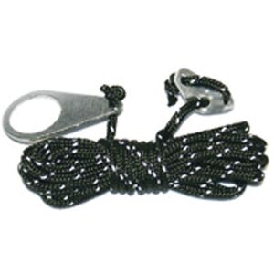 Meru Elastic Cord - tirante per tenda Black