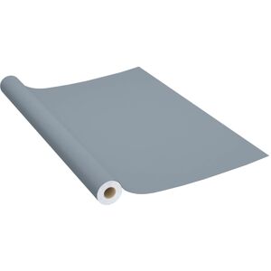 vidaXL Pellicola Autoadesiva per Mobili Grigia 500x90 cm in PVC