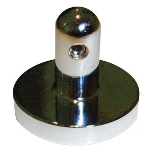 MOBOIS Supporto singolo chiuso Ø13mm Infinity in acciaio cromo lucido 13cm