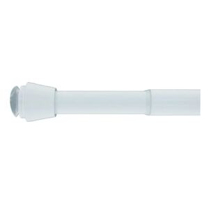 Inspire Kit bastone per tenda a pressione estensibile da 60 a 90 cm Yuko in acciaio bianco Ø 28 mm