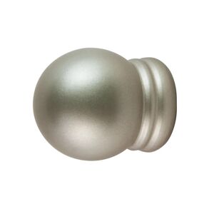 Leroy Merlin Finale per bastone Time sfera in alluminio verniciato sabbia Ø 20 mm, 2 pezzi
