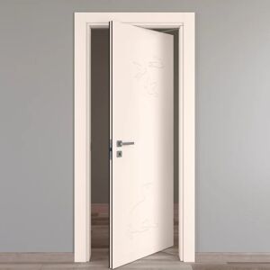 COOPLEGNO Porta rototraslante Catbird beige L 70 x H 210 cm destra