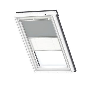 VELUX Tenda combinata per finestra da tetto oscurante e filtrante  DFD S01 0705S L 114 x H 70 cm grigio