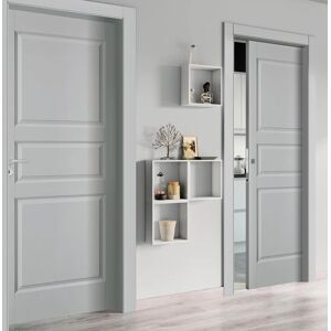 Leroy Merlin Porta battente New York grigio L 60 x H 210 cm destra