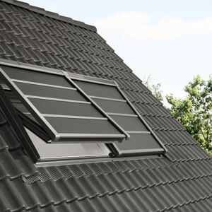 VELUX Tenda esterna per finestra da tetto oscurante  SSSFK060000S L 66 x H 118 cm nero compatto