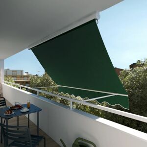 NATERIAL Tende da sole a caduta con bracci  mod. Balcony, L 2.5 x 2.5 m verde