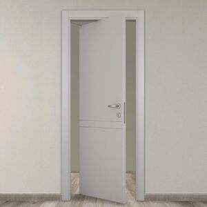COOPLEGNO Porta rototraslante Clean grigio L 80 x H 210 cm sinistra
