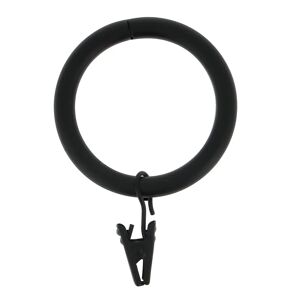 MOBOIS Anello Ø28mm Atelier con pinza in acciaio nero opaco, 10 pz