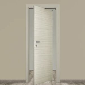 COOPLEGNO Porta rototraslante Cork avorio L 80 x H 210 cm destra