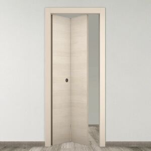 COOPLEGNO Porta pieghevole a libro simmetrica Riga grano L 70 x H 210 cm destra