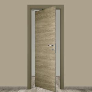 COOPLEGNO Porta rototraslante Bergen marrone L 70 x H 210 cm sinistra