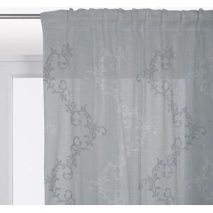 Leroy Merlin Tenda filtrante Matilde bianco/grigio, nastro arricciatura automatica 140x290 cm