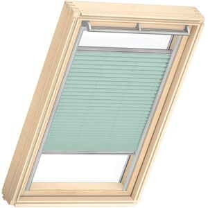 VELUX Tenda plissettata per finestra da tetto filtrante  FHLP041281S L 94 x H 98 cm verde menta