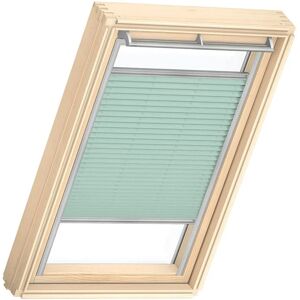 VELUX Tenda plissettata per finestra da tetto filtrante  FHLU081281S L 134 x H 140 cm verde menta