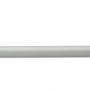 CENTRALE BRICO Bastone per tende a sfera Diam. 13/16 mm Laccato grigio da 120 a 210 cm