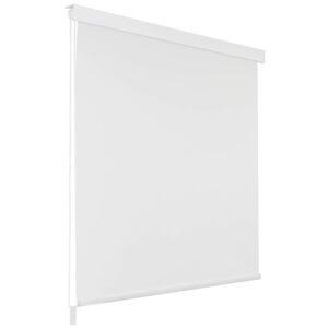 vidaXL Tenda a Rullo per Doccia 100x240 cm Bianco