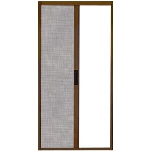 Tecnomat ZANZARIERA A RULLO MARRONE RAL 8014 CON CHIUSURA MAGNETICA 160x250 (LxH)