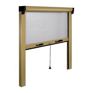 Tecnomat ZANZARIERA IRS AVVOLGIBILE VERTICALE BRONZO CON RALLENTAMENTO 80x160 cm (LxH)