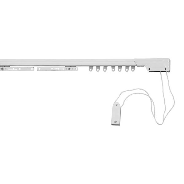 tecnomat riloga a soffitto estensibile 168-300 cm bianco con attacchi a parete