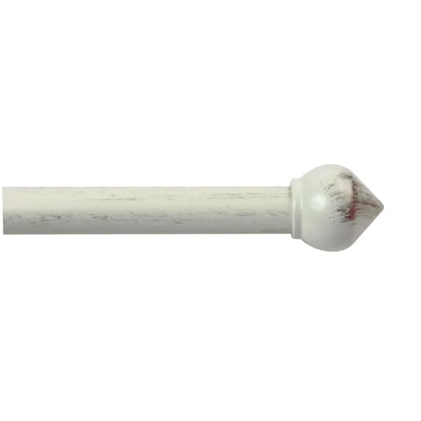 tecnomat bastone per tende bulbo Ø 20-17 mm 120-210 cm ferro avorio/oro con accessori