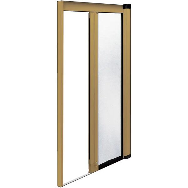 tecnomat zanzariera irs carrarmato bronzo laterale, guida a scomparsa 140x250 cm (lxh)