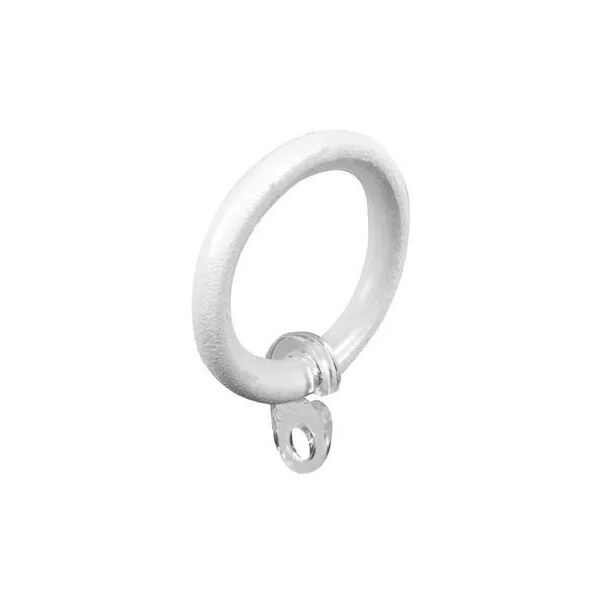 tecnomat anelli Ø 40 mm color bianco 8 pezzi per bastone Ø 20 mm