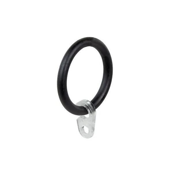 tecnomat anelli Ø 40 mm color nero 8 pezzi per bastone Ø 20 mm