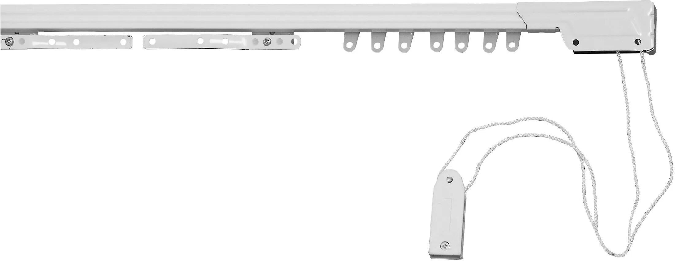 Riloga A Soffitto Estensibile 168-300 Cm Bianco Con Attacchi A Parete