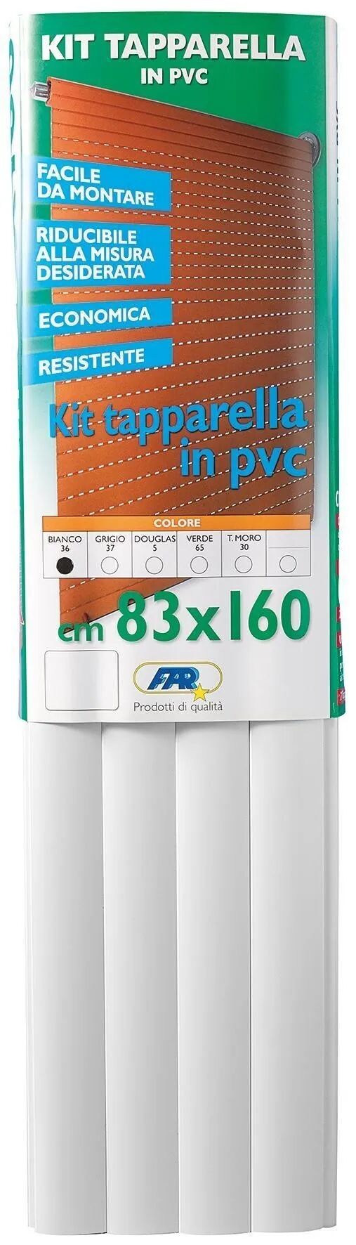 FAR Tapparella In Kit L 83x160 Cm Pvc Light Bianco