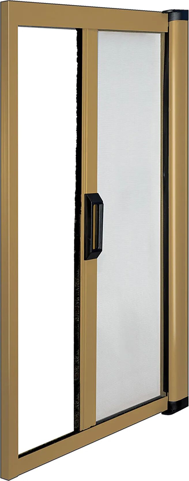 Tecnomat ZANZARIERA IRS AVVOLGIBILE ORIZZONTALE   BRONZO CON RALLENTAMENTO   L140xH240 cm