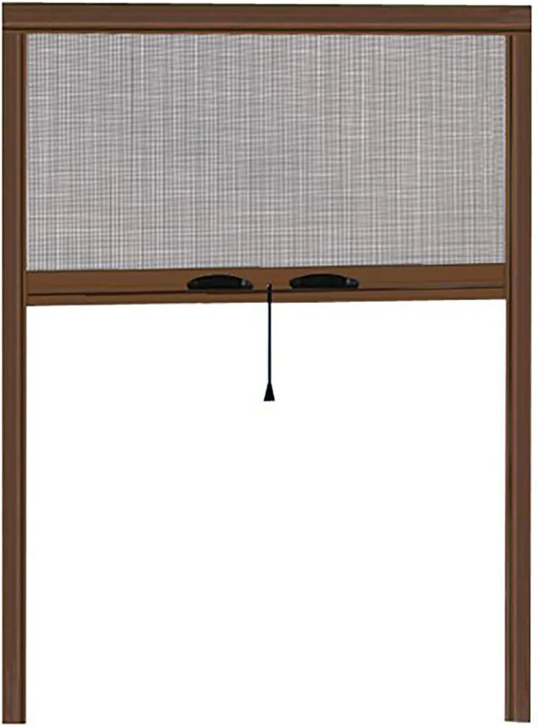 Tecnomat ZANZARIERA A RULLO MARRONE RAL 8014 CON FRIZIONE 180x170 cm (LxH)