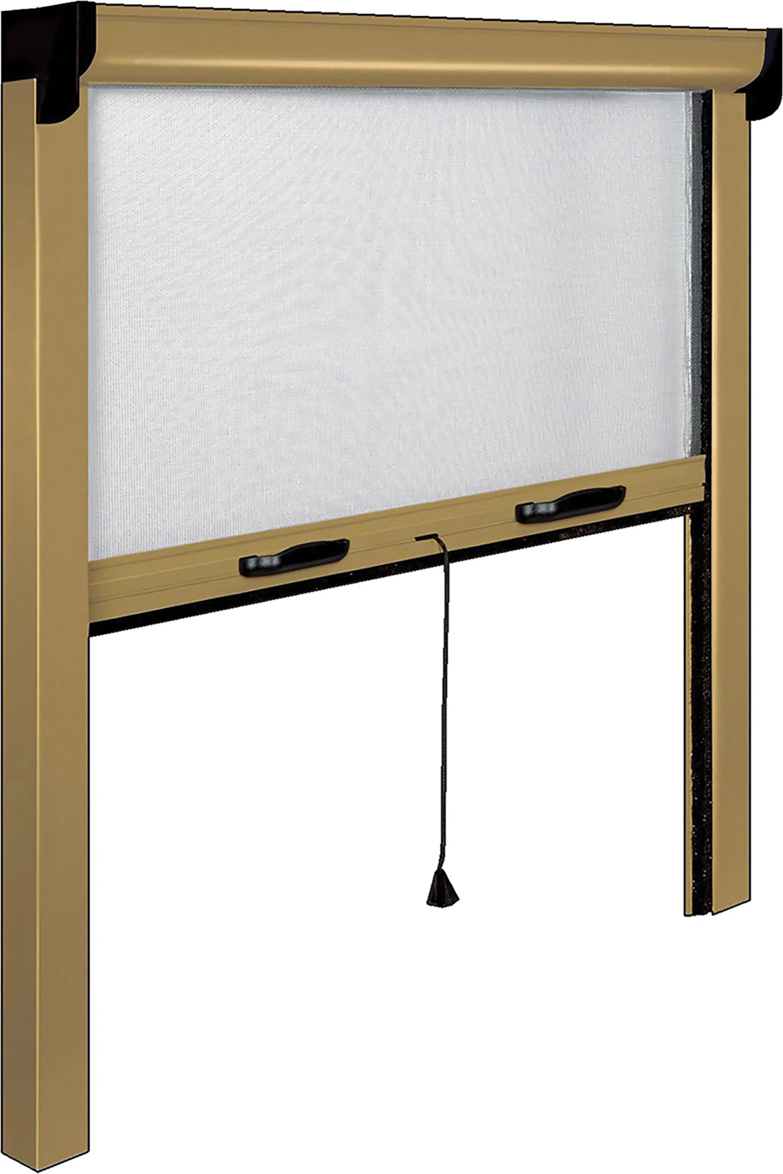 Tecnomat ZANZARIERA IRS AVVOLGIBILE VERTICALE BRONZO CON RALLENTAMENTO 140x250 cm (LxH)