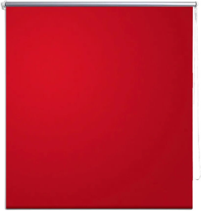 vidaXL Rolgordijn verduisterend 80 x 175 cm rood