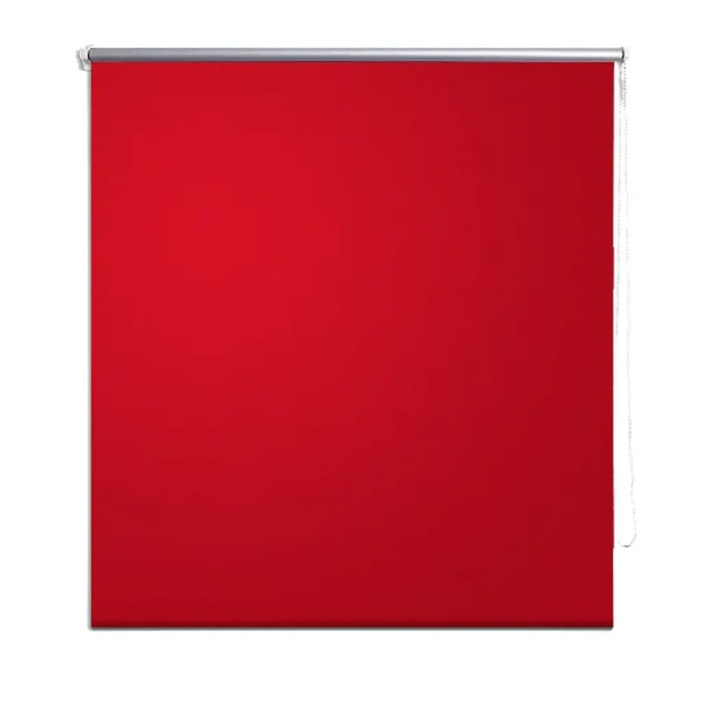 vidaXL Rolgordijn verduisterend 100 x 230 cm rood