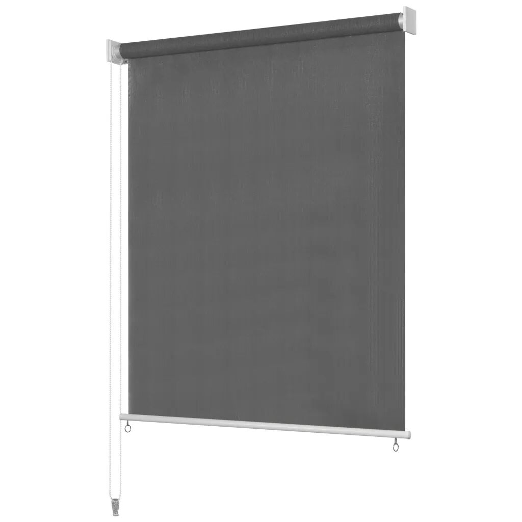 vidaXL Rolgordijn voor buiten 160x230 cm antracietkleurig