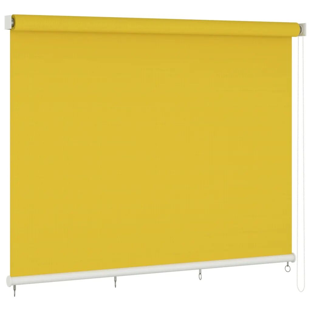 vidaXL Rolgordijn voor buiten 350x140 cm geel