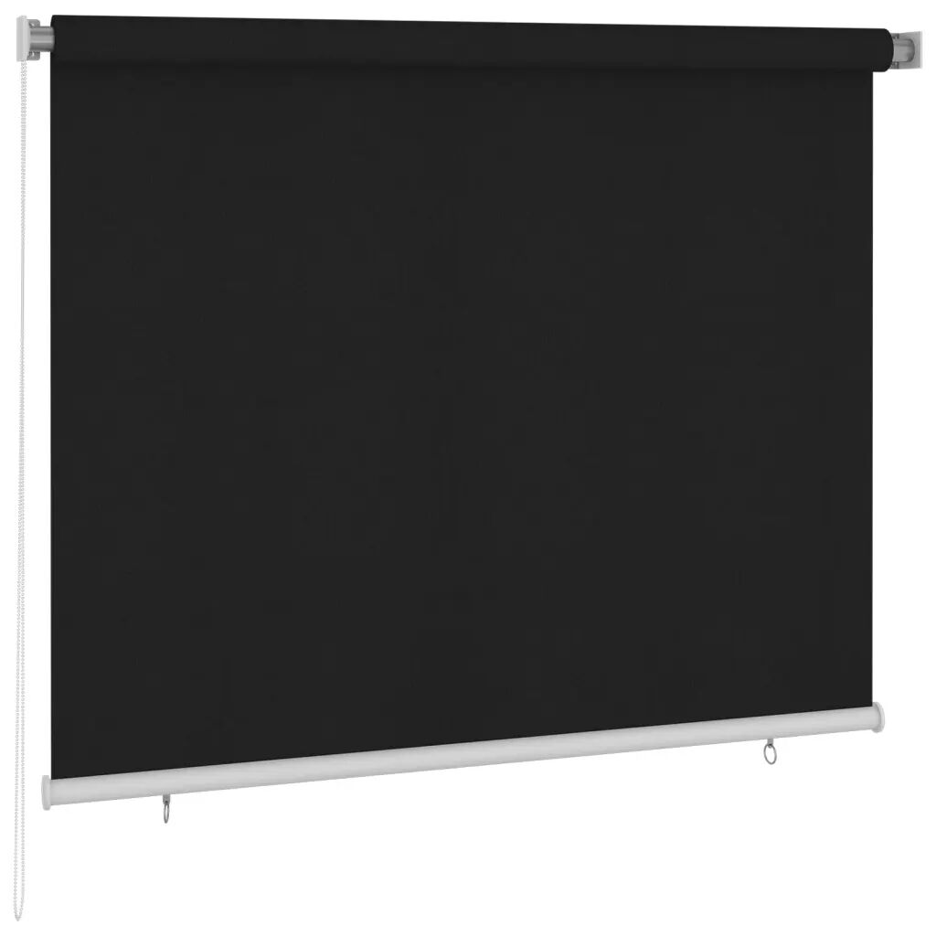 vidaXL Rolgordijn voor buiten 180x140 cm zwart