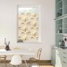 LICHTBLICK Raamfolie zelfklevend, bescherming tegen inkijk, Moon Birds - beige (1 stuk) beige 100 cm x 130 cm