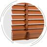 Gvqng Venetian Blinds, Natural Solid Wood Blind, Blackout Blinds, Wooden Blinds for Windows, Wooden Venetian Blinds, Solid Wood Blinds, Horizontal Blinds for Indoor and Outdoor,B,110x180cm/43 * 71in