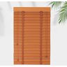 SHAIRMB Wood Blinds, Faux Blinds, Cordless Horizontal Venetian Blinds, Faux Wood Blinds, Light Filtering Blinds for Windows, Room Darkening Blinds, Blinds Shades for Window,F,130x200cm/51 * 78.5in