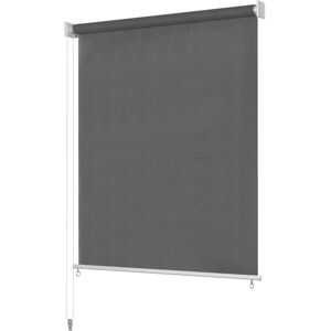 vidaXL Utendørs rullegardin 400x230 cm antrasitt