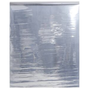 vidaXL Solfilm statisk reflekterende effekt sølv 45x500 cm PVC